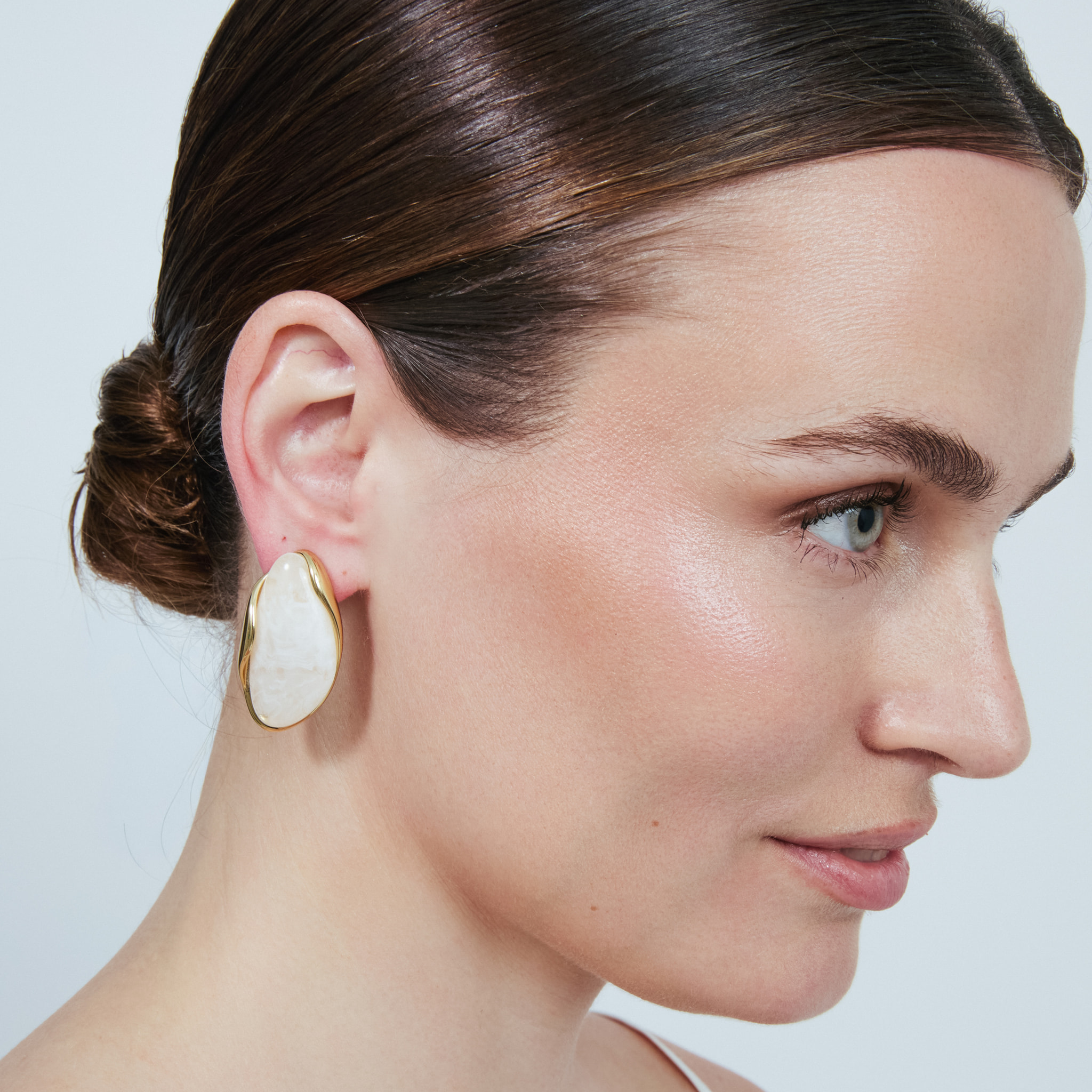 Pendientes Chisab acabado oro amarillo 18k