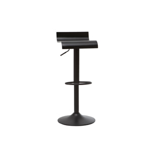 Tabourets de bar design noirs (lot de 2) SURF