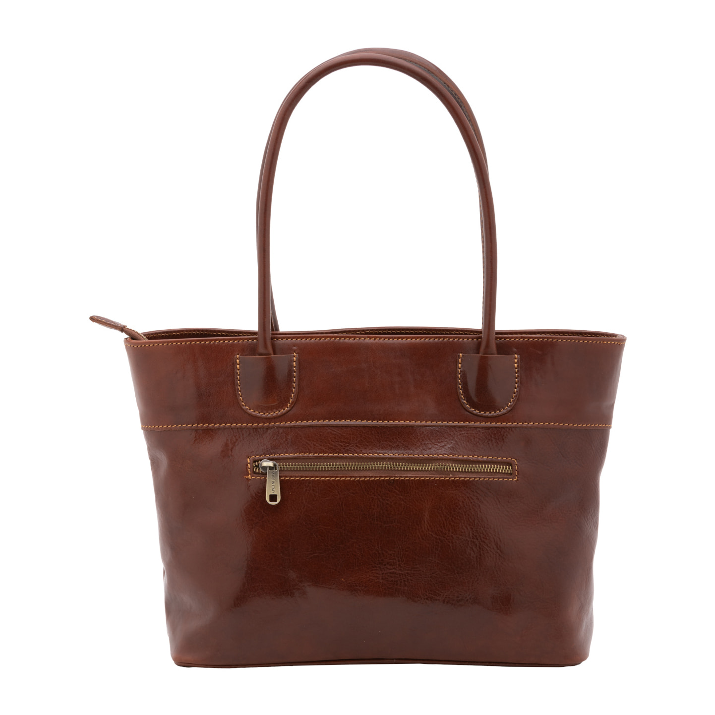 Borsa a tracolla  da uomo In Vera pelle Made in Italy 40x27x14 cm