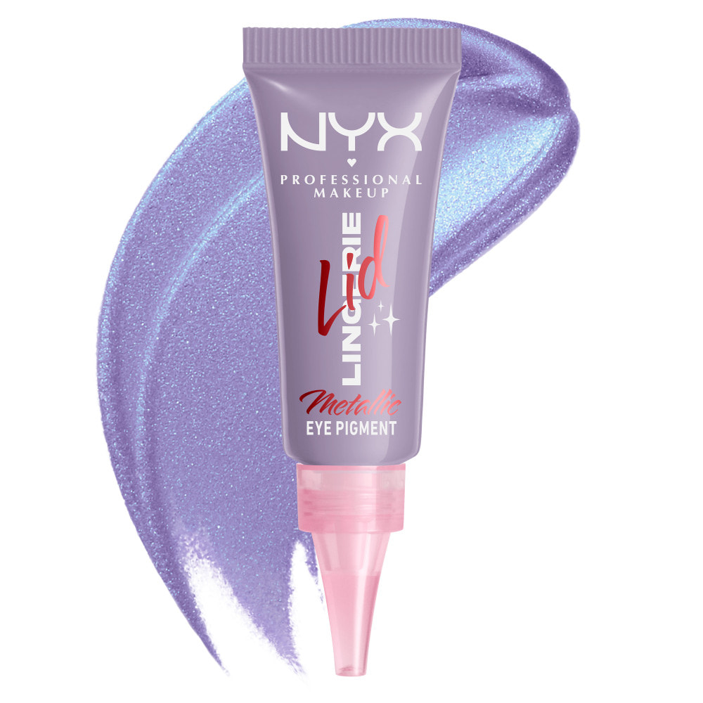 NYX Professional Makeup Lid Lingerie Ombre à Paupières Liquide Fini Mat ou Métallique LACY LILAC