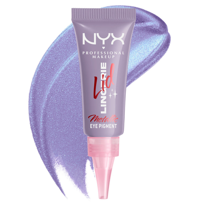 NYX Professional Makeup Lid Lingerie Ombre à Paupières Liquide Fini Mat ou Métallique LACY LILAC