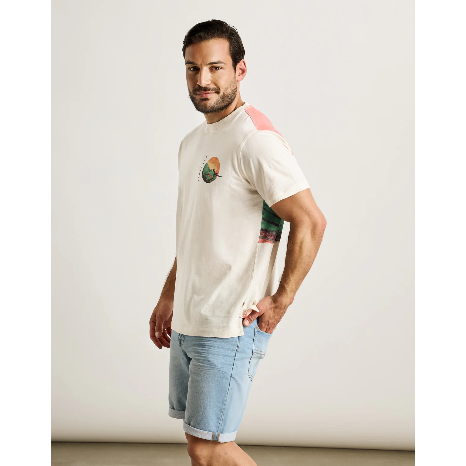 Camiseta Manga Corta Naranja - Seagulsun