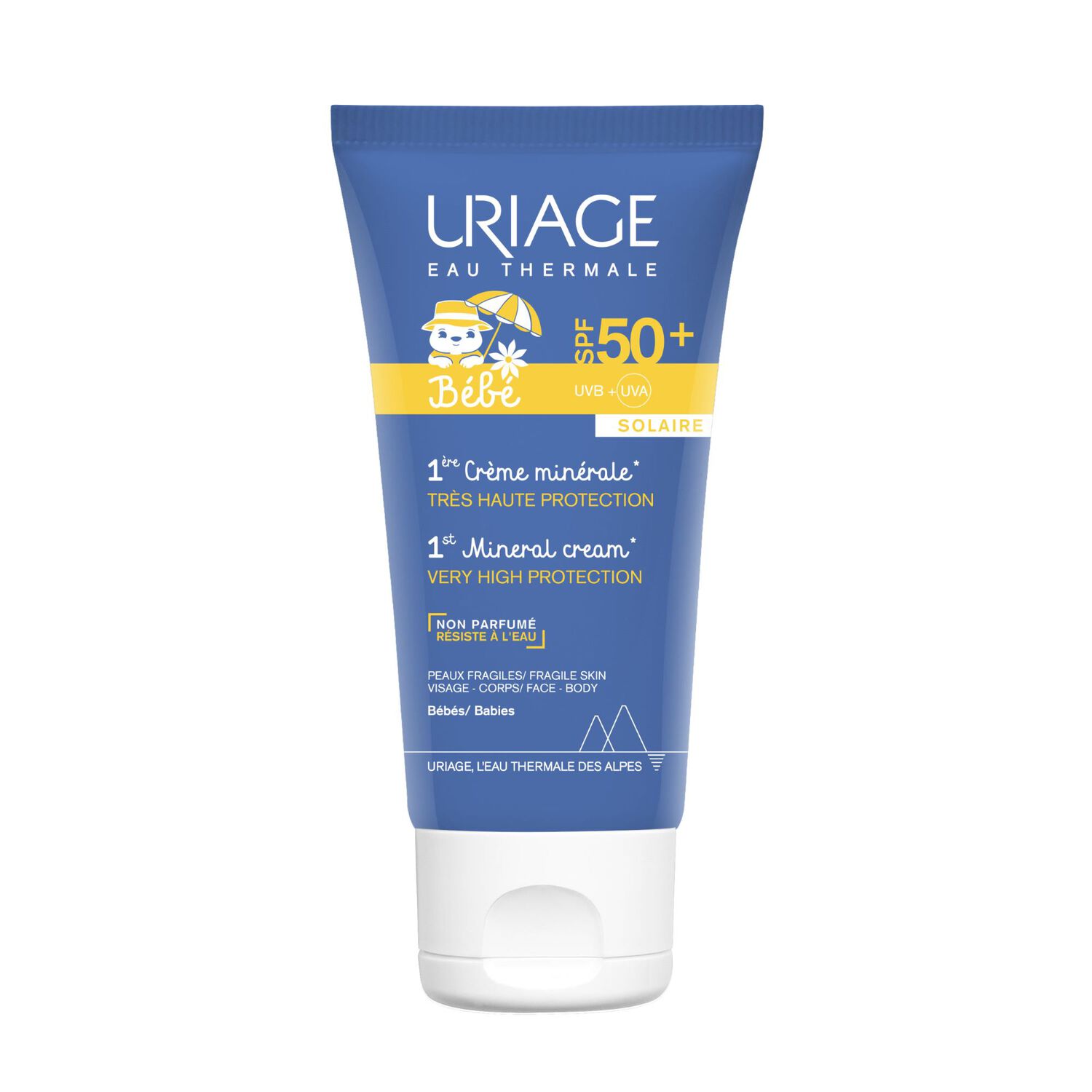 Bébé - 1ère Crème Minérale SPF50+ - Soin Très Haute Protection 50 ml