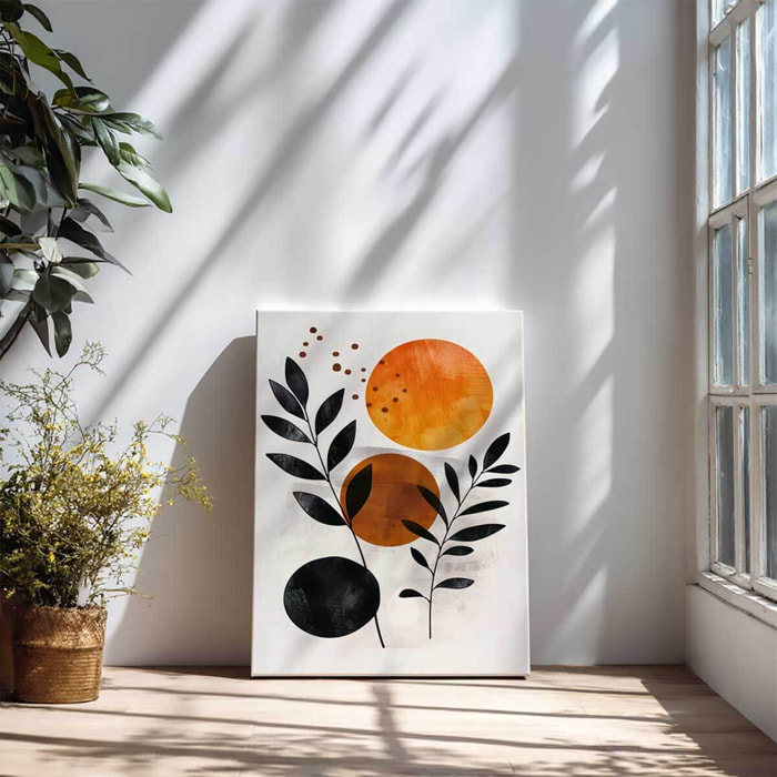 Tableau nature géométrique solaire Toile imprimée