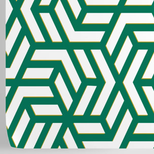 Carta da Parati Geometrica Verde