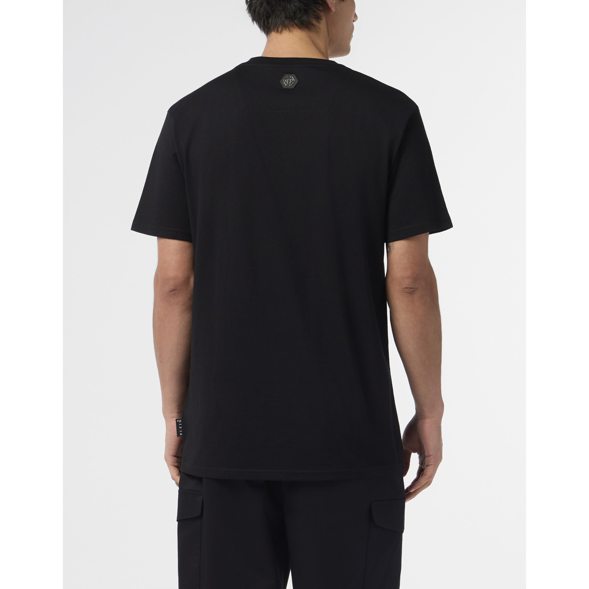 PHILIPP PLEIN Round Neck T-Shirt Lava Skull