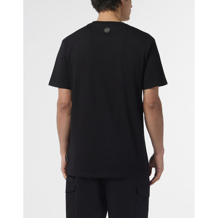 PHILIPP PLEIN Round Neck T-Shirt Lava Skull