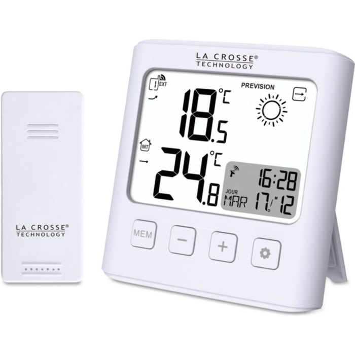Station météo LA CROSSE WS6231-WHI