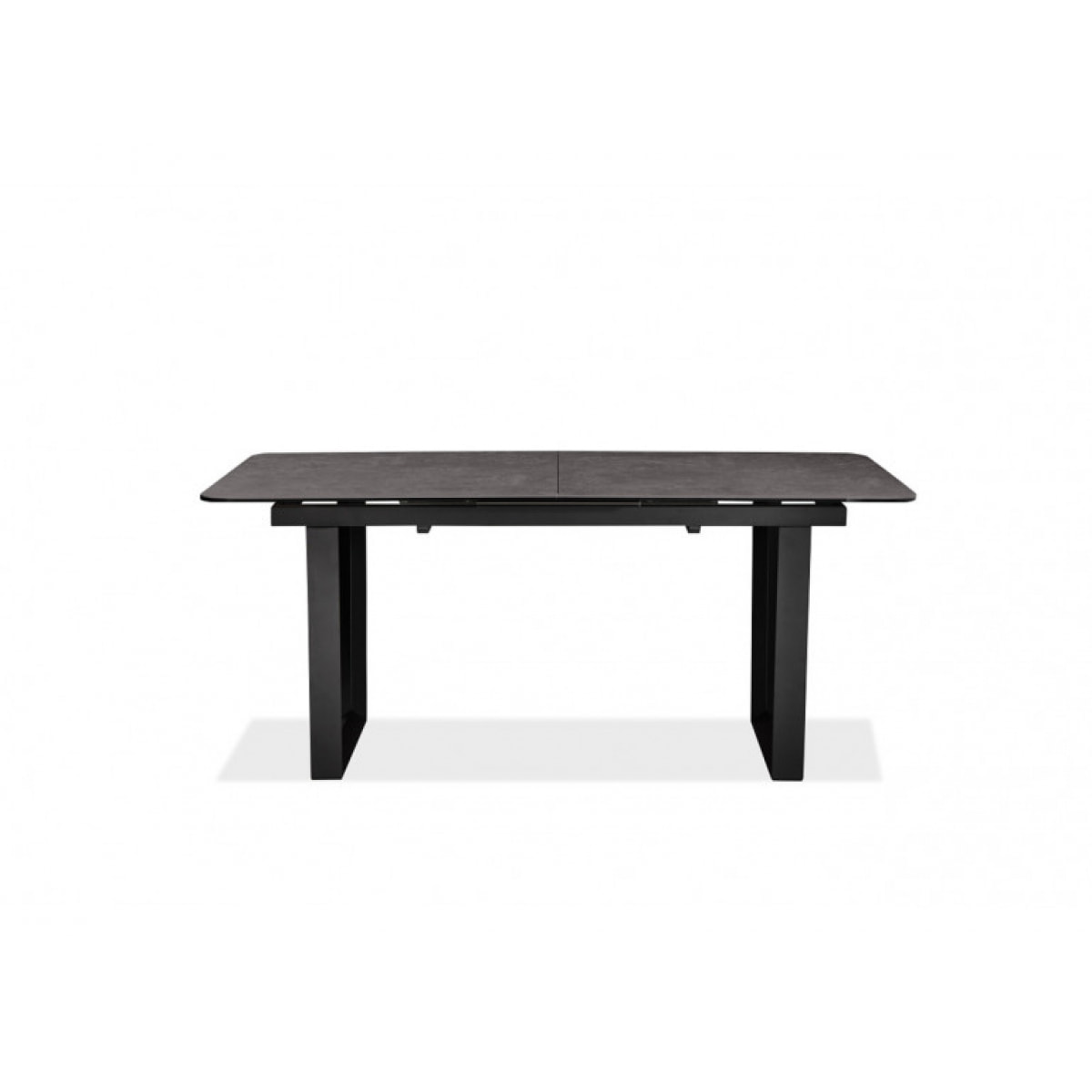 Table de repas extensible en céramique & métal 176/216 cm - ODESSA