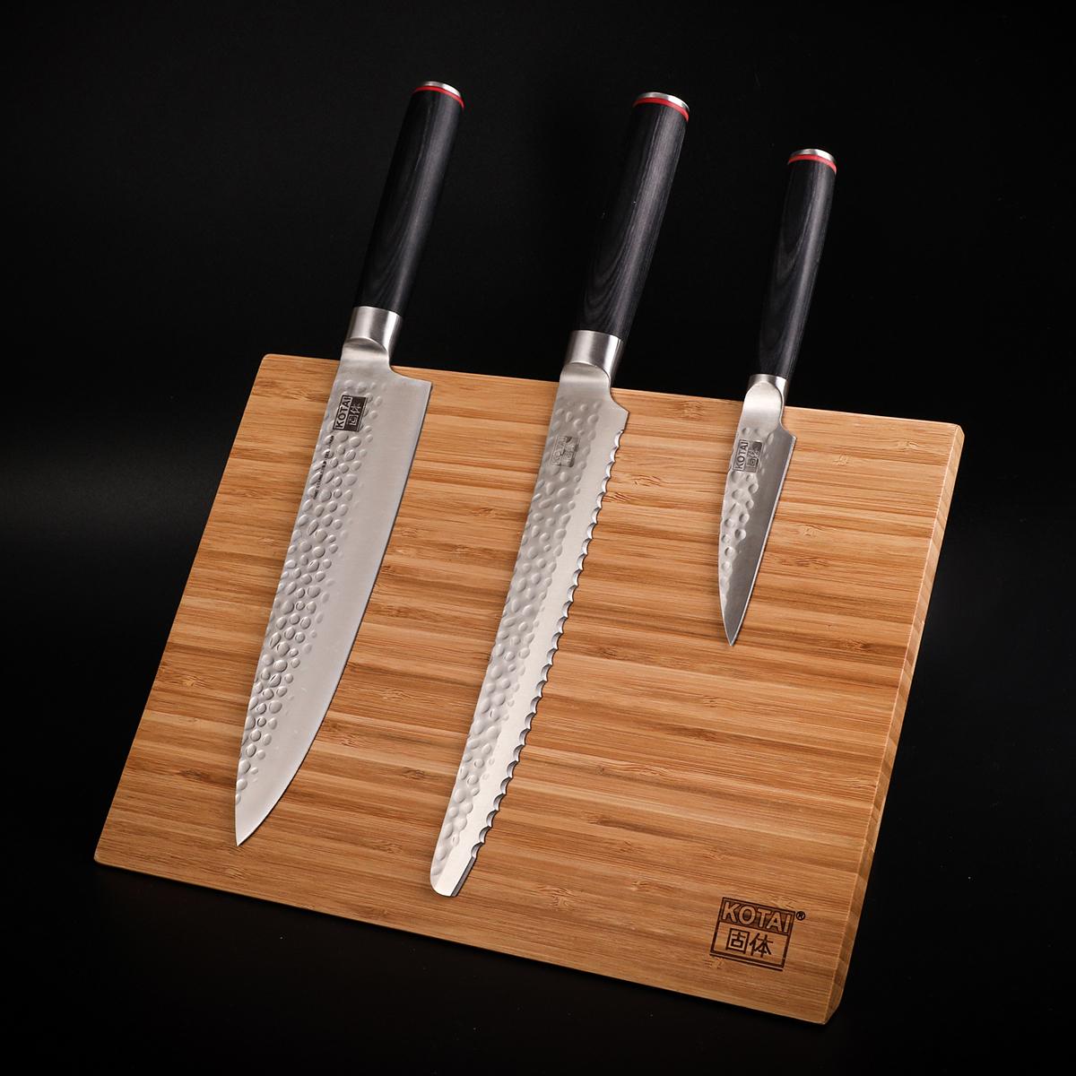 Set essentiel de couteaux (3 pièces) - Collection Pakka