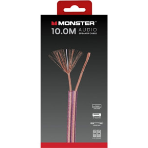 Câble Jack MONSTERCABLE AUDIO POUR HAUT-PARLEUR 10M
