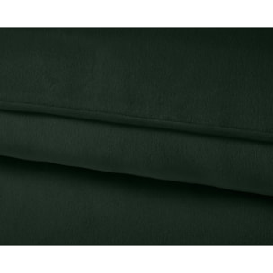 Flamingo - canapé d'angle droit 4 places convertible en velours - Vert