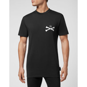 PHILIPP PLEIN T-Shirt Round Neck SKELETON