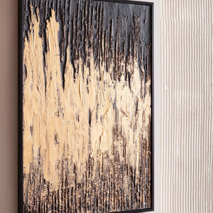 Peinture Frame Abstract noire 80x120cm Kare Design