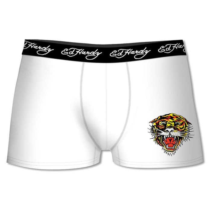 set de 2 bóxer ed hardy para hombre blanco