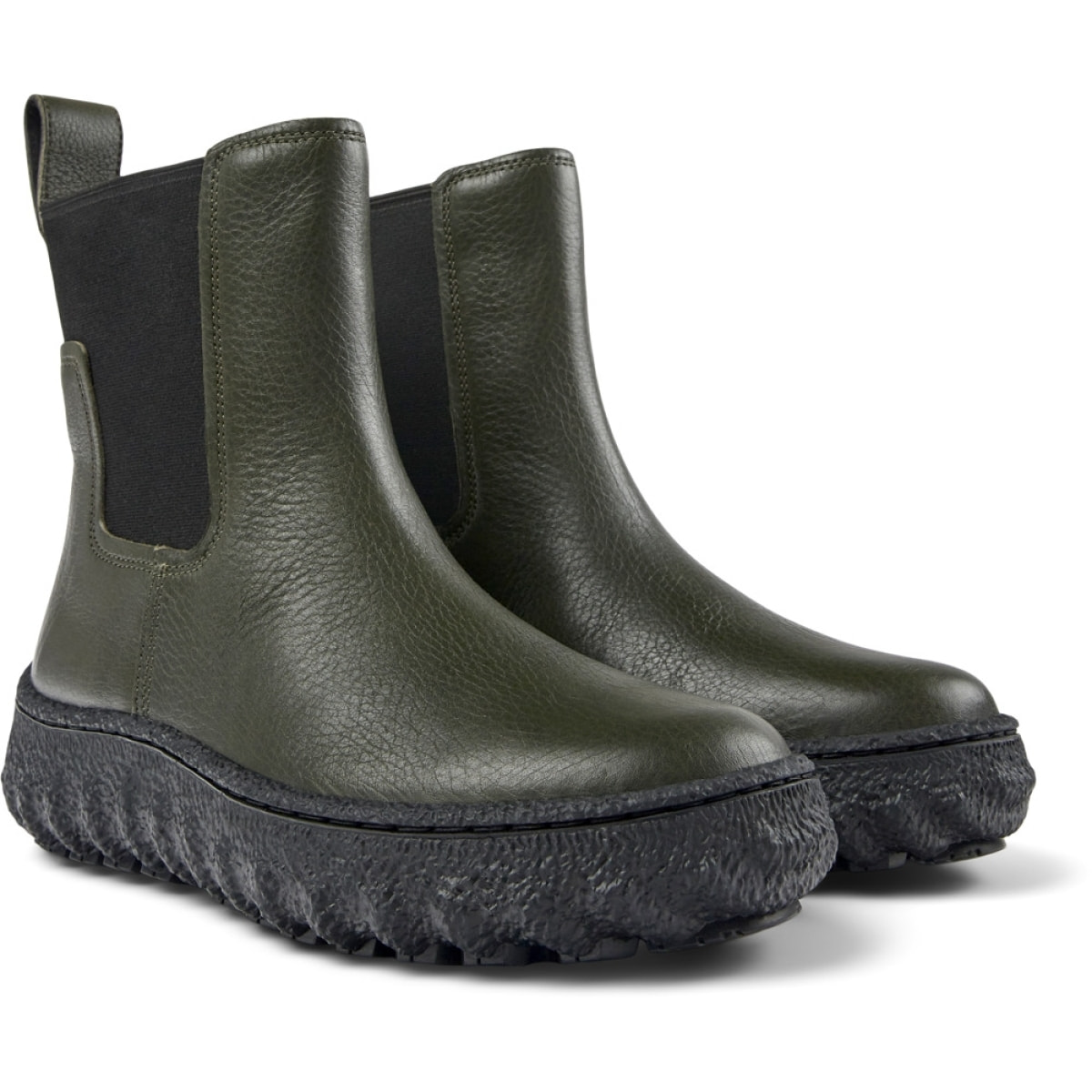 CAMPER Ground - Botines Verde Mujer