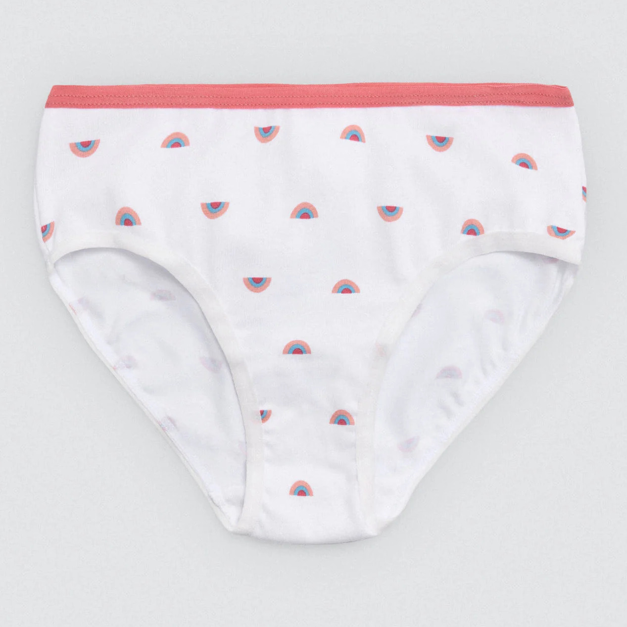 Confezione da 2 mutandine in cotone per bambine con stampe di unicorni e arcobaleno
