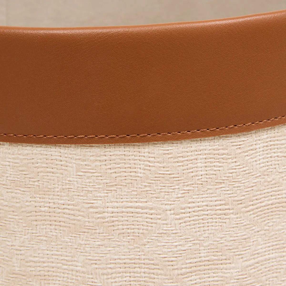 Corbeille à courrier Whisky ronde 7L beige