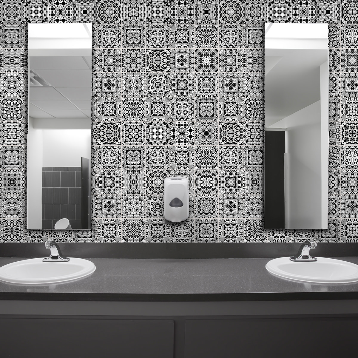 Stickers muraux - Sticker Mural Carrelage adhésif Cuisine Salle de Bain - 30 STICKERS CARRELAGES AZULEJOS WILIANA