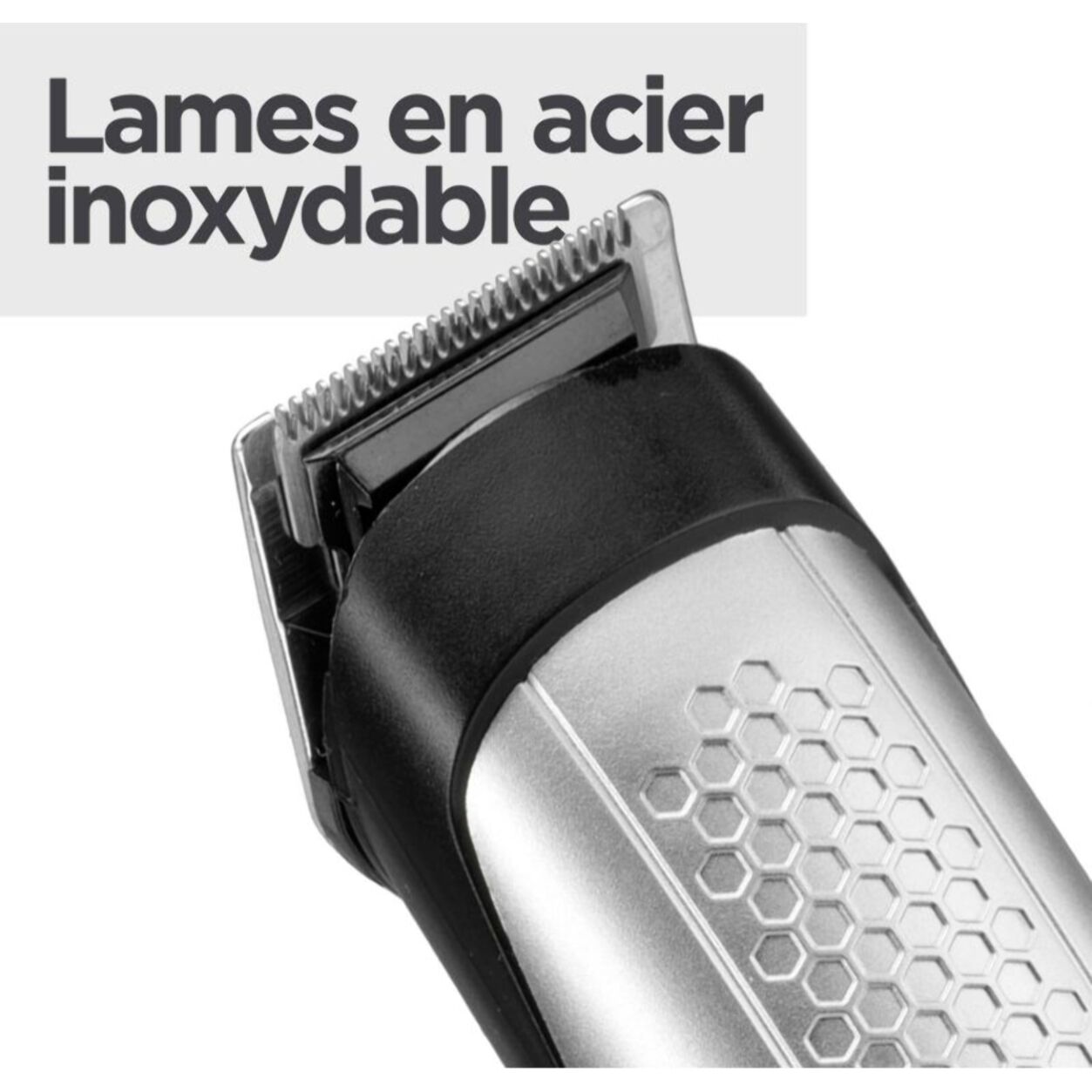 Tondeuse barbe BABYLISS T812E, 14 hauteurs de coupe, précision 0,5 mm, autonomie 180 mn