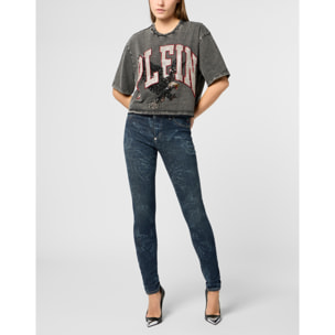 PHILIPP PLEIN Jeggings Butterfly Tattoo