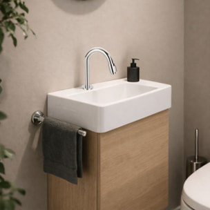 Robinet simple lave-mains type bar eau froide PAINI Espace toilette chromé