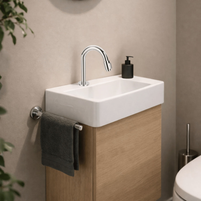 Robinet simple lave-mains type bar eau froide PAINI Espace toilette chromé