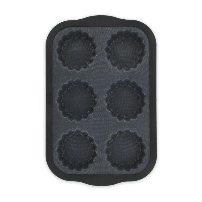 Moule 6 mini tartelettes 28 x 18 cm Zenker Silicone fibre de verre
