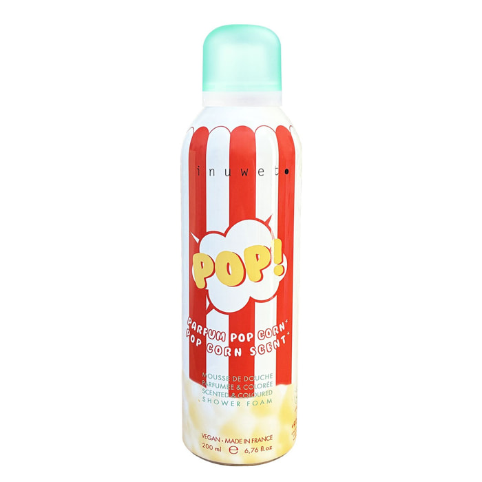 Pop Corn - Mousse de Douche Parfumée & Colorée 200 ml