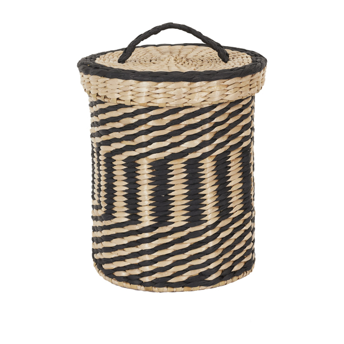 Panier Tresse Avec Couvercle X2