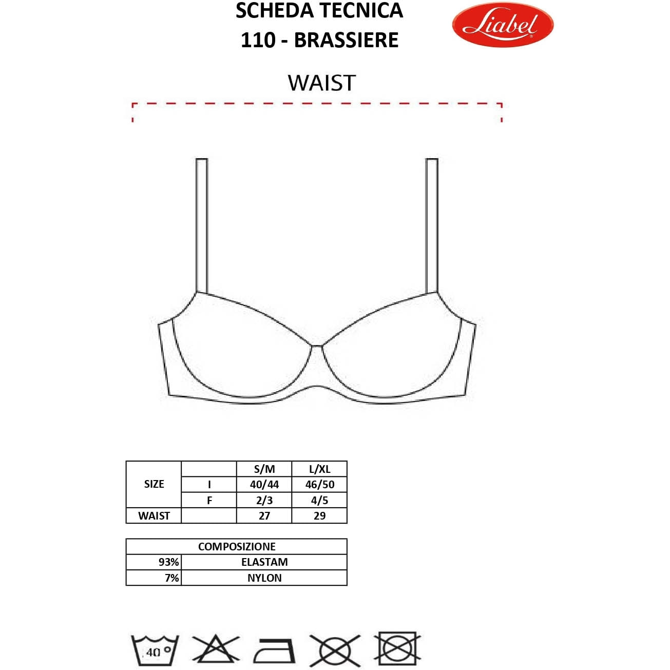 3 Brassiere da Donna Seamless Liabel