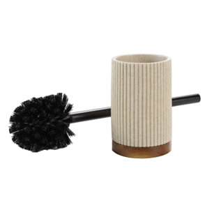 Brosse WC en acacia - Naturel