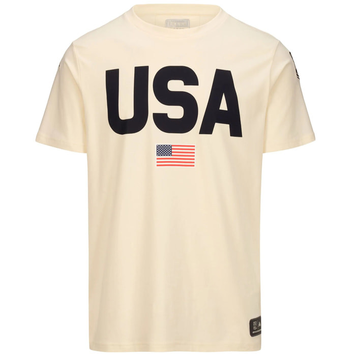 Camisetas y tops Kappa Hombre Mujer SUPPORTER  AYBA2 STATES US