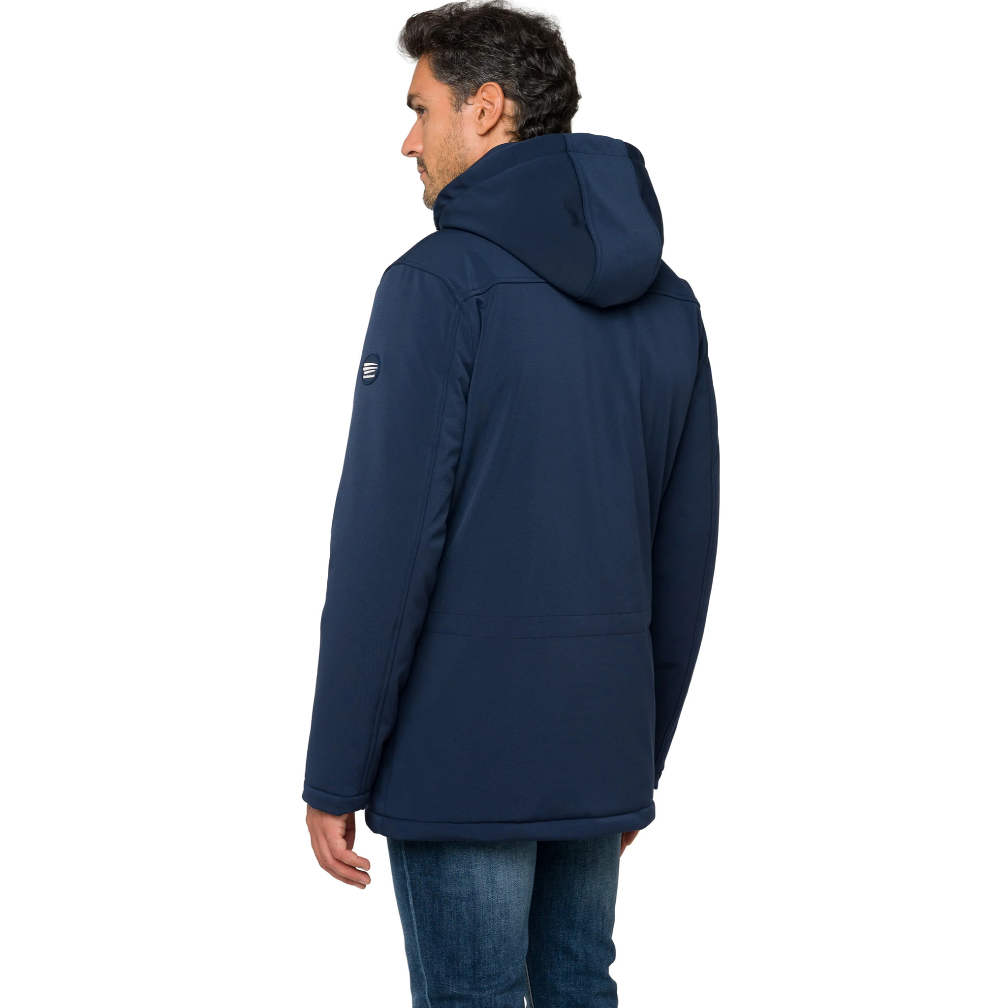 Parka NUSAKAN acolchada impermeable azul