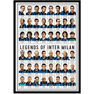 Affiche - Legends of Inter Milan - Olivier Bourdereau