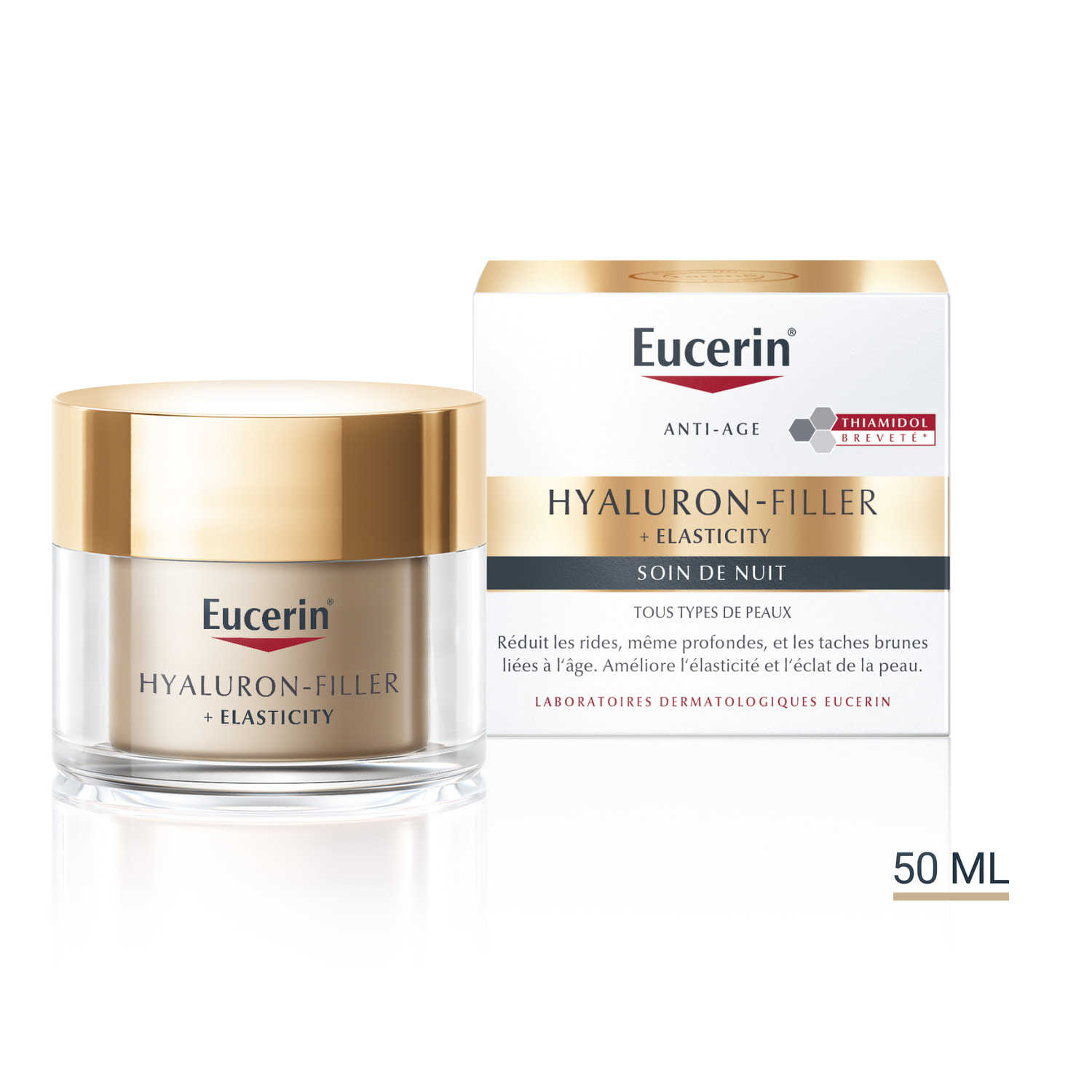 Hyaluron-Filler + Elasticity - Soin de Nuit Anti-Age 50 ml