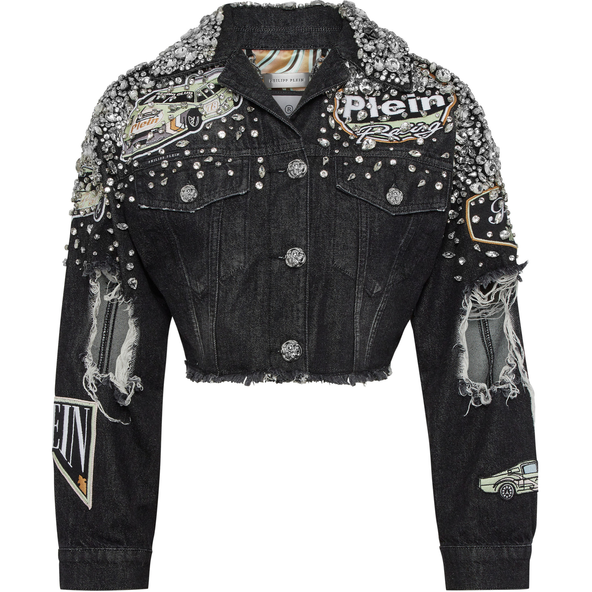PHILIPP PLEIN Chaqueta vaquera RACING
