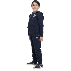 Tuta da bambino con cappuccio e full zip Basic