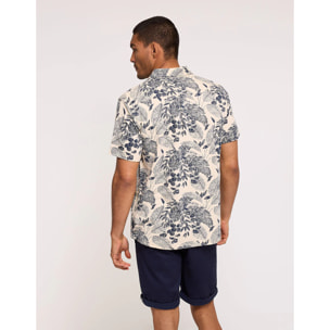 Camisa Manga Corta Beige - Sulimi