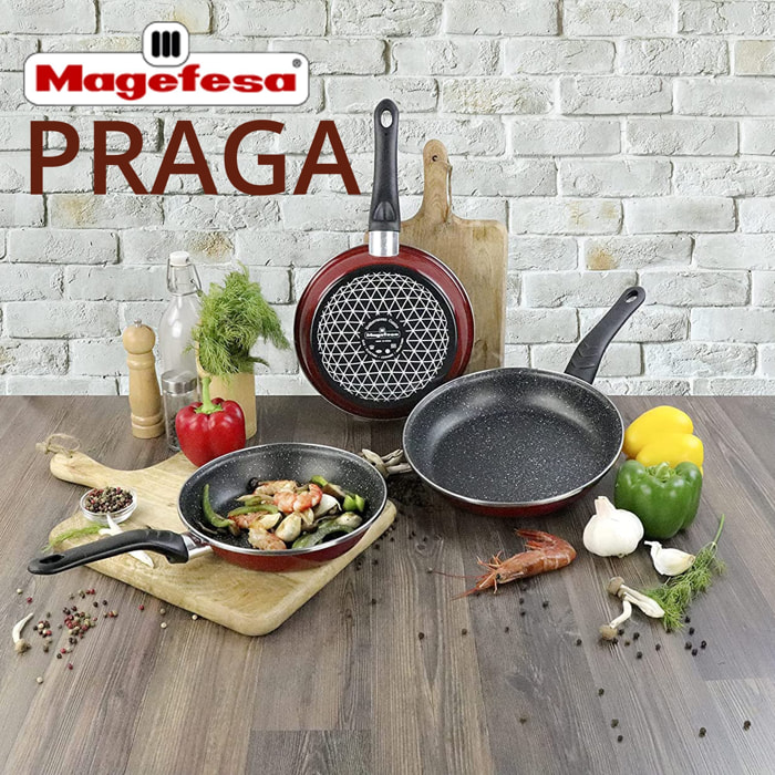 Sartén crepera "praga piedra" ø24cm