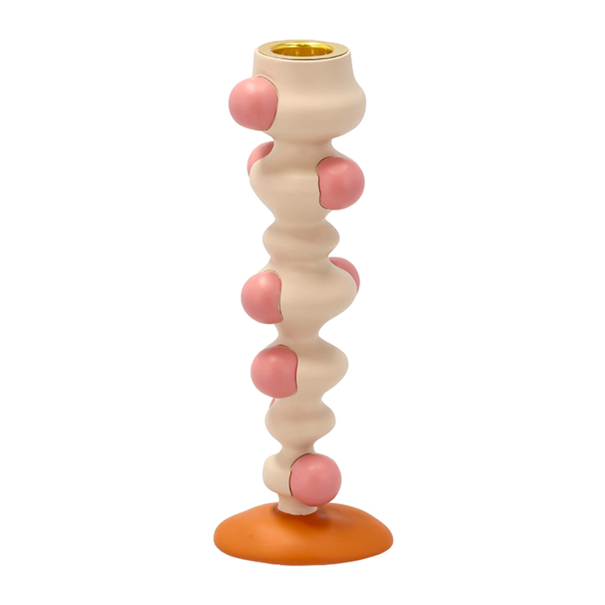 Bougeoir orné de petites boule Styles 18 cm