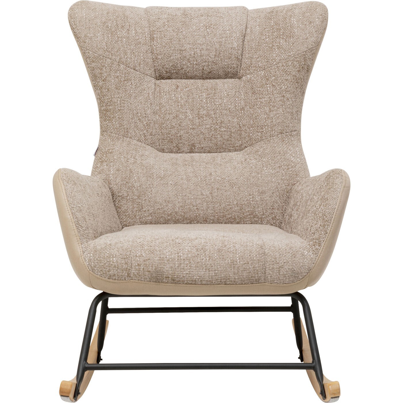 Fauteuil à bascule Romeo beige Kare Design