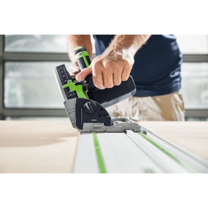 Scie plongeante TS 55 FEBQ-Plus-FS - FESTOOL - Avec lame Ø160 mm Wood + Rail FS1400/2 + Systainer - 577010