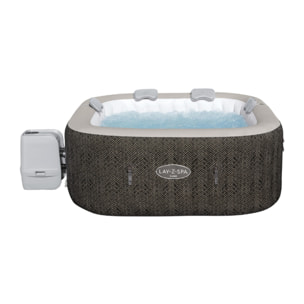 Bestway Spa gonflable carré Lay-Z-Spa Cabo Smart HydroJet EnergySense avec WiFi 4-6 personnes