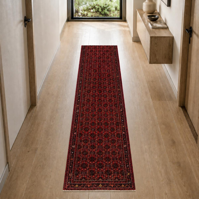 Tapis d'orient, motif traditionnel noué à la main, FIJARUF