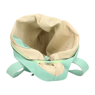 Borsa a spalla da donna - Modello Papillon - Vera pelle - 35.0 x 33.0 x 7.0 cm