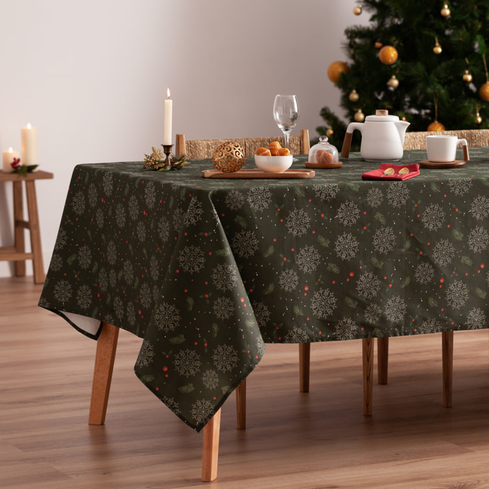 Mantel antimanchas BERRIES VERDE