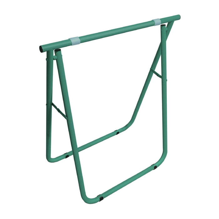 Cavalletto Osimo, Complemento d'arredo, Articolo decorativo, Accessorio d'arredo, 62x35 h75 cm, Verde