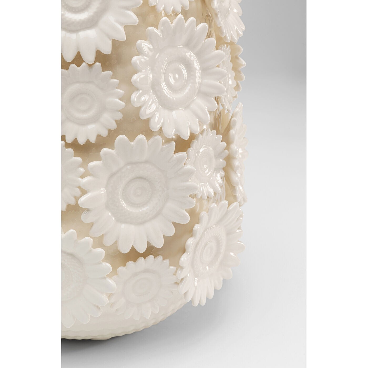 Vase tournesols blancs Kare Design