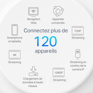 Routeur Wifi TP-LINK Deco X10(1-pack) mesh Wifi 6